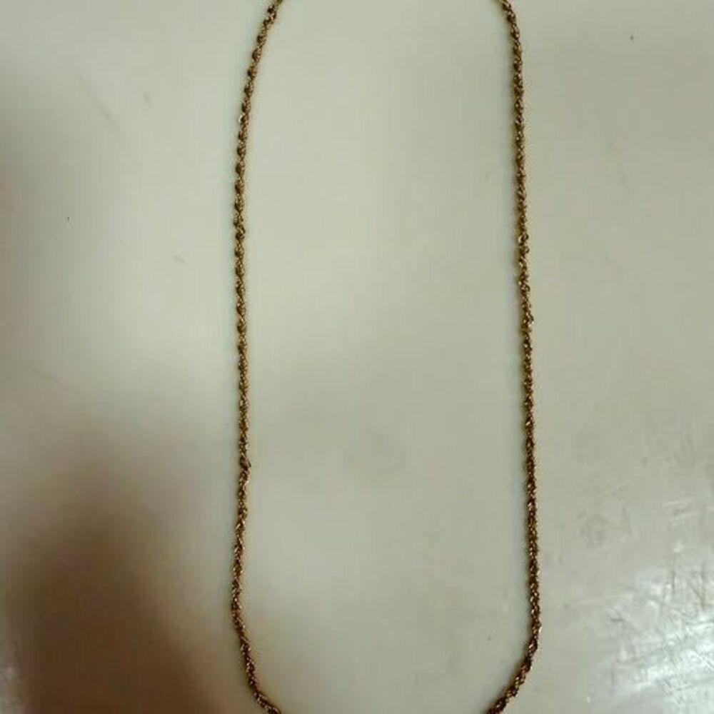 Gold Plated Rope Chain - Picture 9 of 10